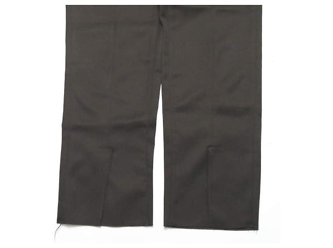 Autre Marque BEAMS Polyester-Baumwoll-Flare-Hose Dunkelbraun - Ansicht 8