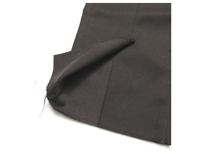 Autre Marque BEAMS Polyester-Baumwoll-Flare-Hose Dunkelbraun - Ansicht 9