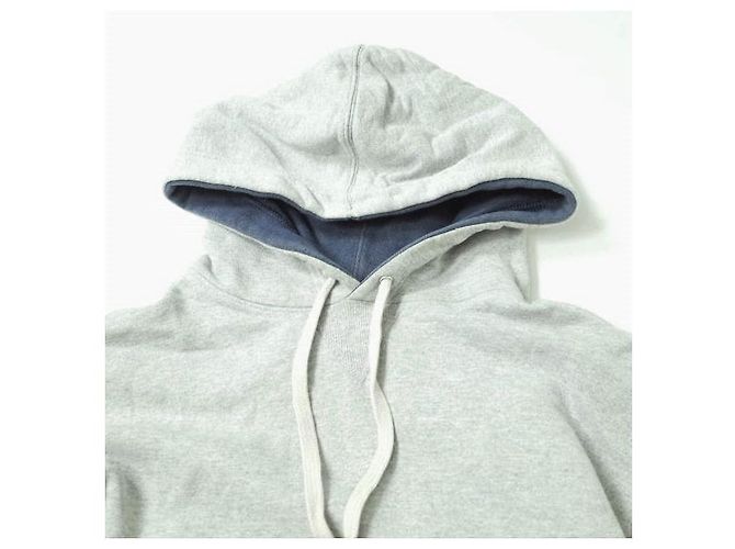 Autre Marque Champion V-Gusset Sweat Pullover Hoodie Grau Braun - Ansicht 4