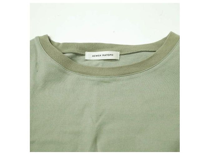 Autre Marque Camiseta de algodón AEWEN MATOPH Verde oliva - vista 4