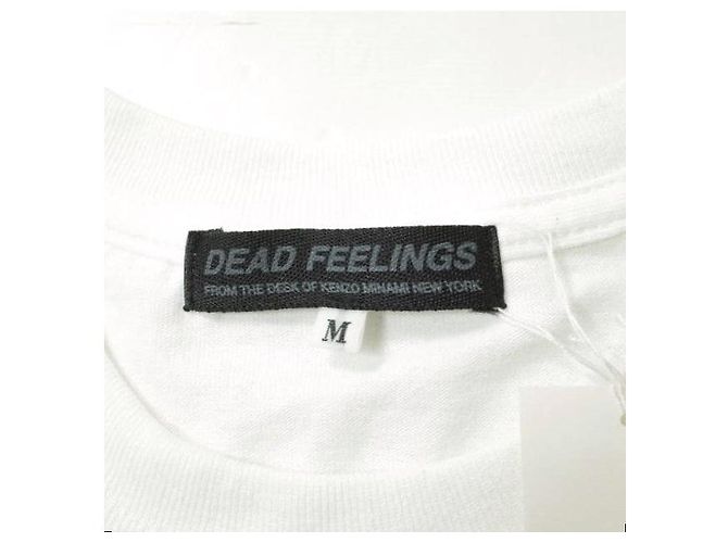 Autre Marque T-shirt con taschino S S DEAD FEELINGS Bianco - vista 3