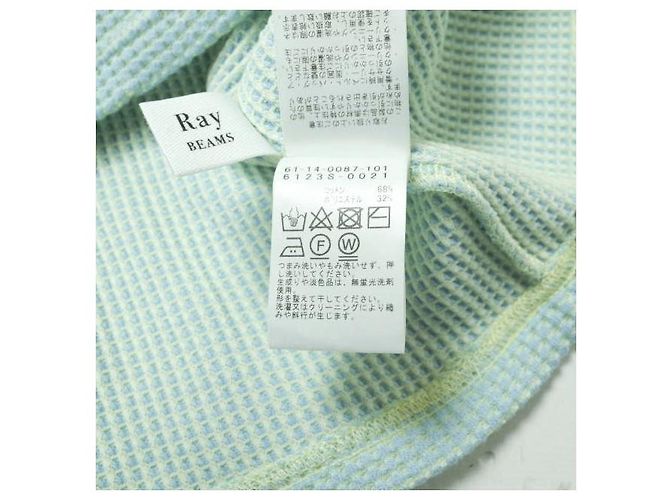 Autre Marque Ray BEAMS Top de cuello alto abierto azul - vista 7
