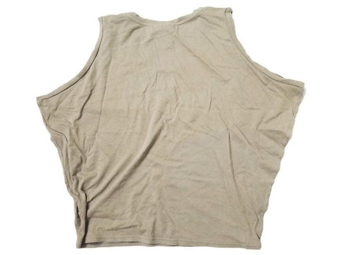 Autre Marque Top senza maniche in lyocell e cotone Ray BEAMS Beige - vista 2