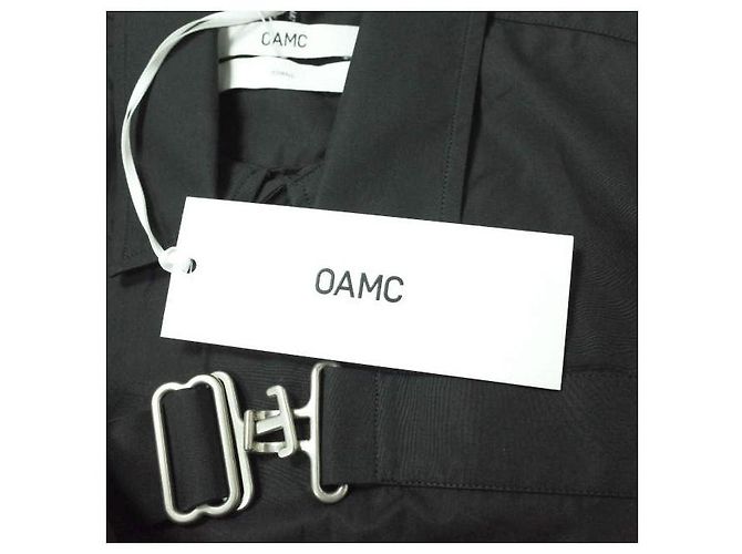 Autre Marque Camicia in cotone OAMC con bretelle XS nera - vista 3