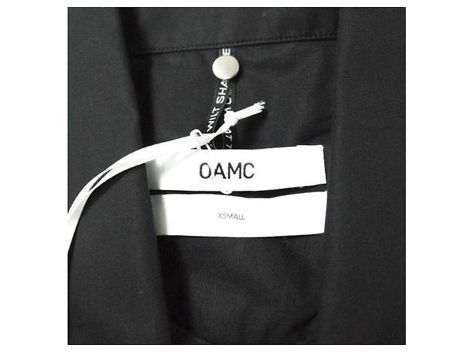 Autre Marque Camicia in cotone OAMC con bretelle XS nera - vista 4