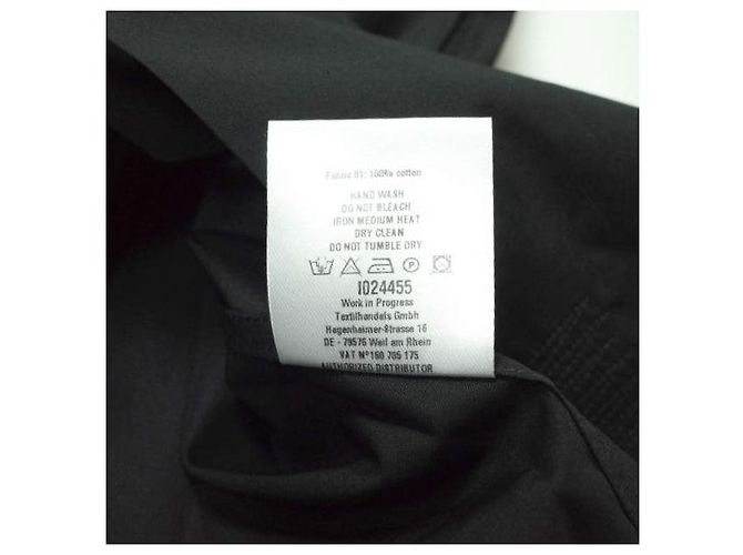 Autre Marque Camicia in cotone OAMC con bretelle XS nera - vista 9