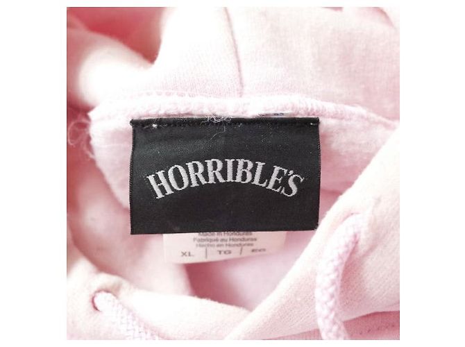 Autre Marque Horrible Logo Stickerei Kapuzenpullover XL Pink - Ansicht 3