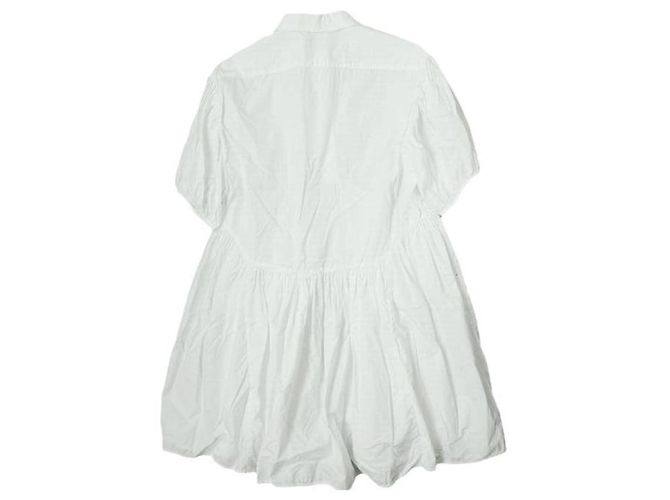 Autre Marque Vestido Esther de algodón Cecilie Bahnsen Blanco - vista 2