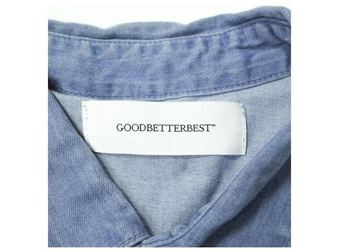 Autre Marque Camicia a maniche corte in denim GOODBETTERBEST Blu - vista 3