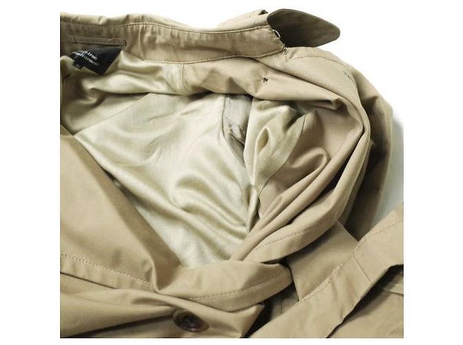 Autre Marque Trench coat de gabardina ligera 23ku Beige - vista 10