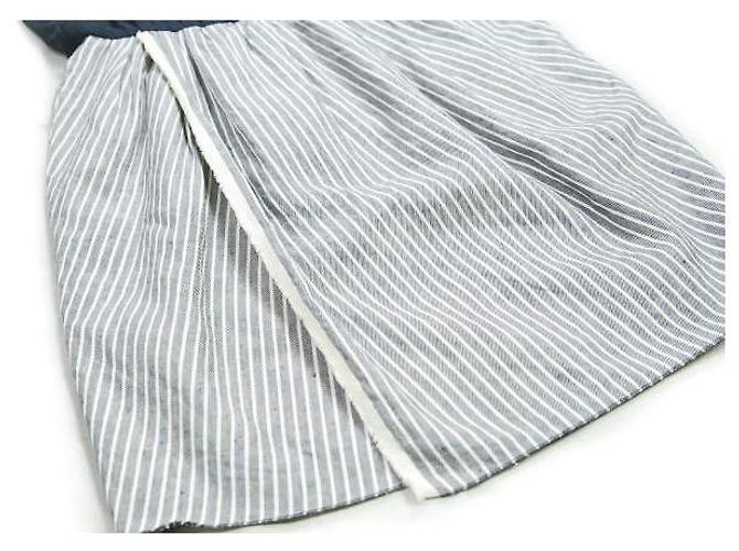 Autre Marque Drawer Leinen Kleid mit Docking-Design Marineblau - Ansicht 6