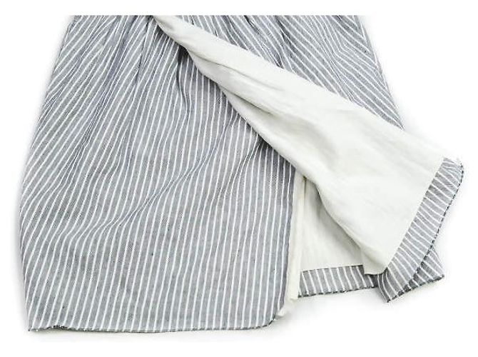 Autre Marque Drawer Leinen Kleid mit Docking-Design Marineblau - Ansicht 7