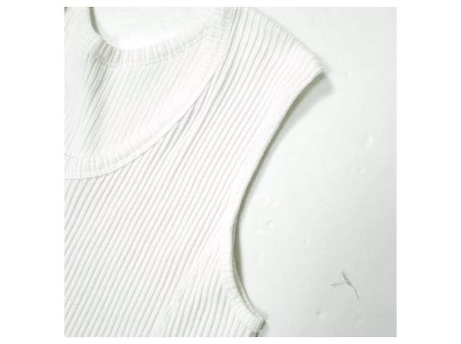 Autre Marque Suéter de algodón acanalado CEaRET Original Blanco - vista 3