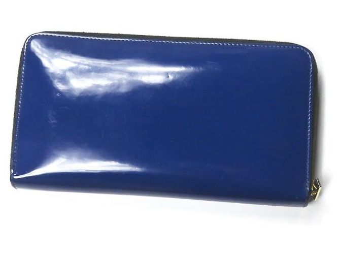 Céline Cartera larga de cuero charol azul Celine - vista 2