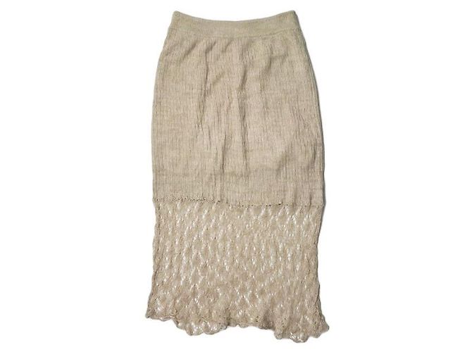 Autre Marque Gonna in maglia di lino AVERY ROW - vista 2