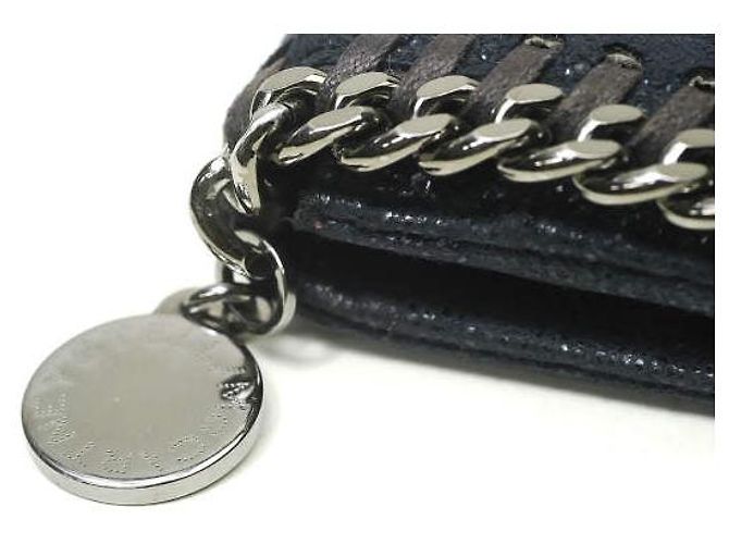 Autre Marque Portafoglio Continentale Falabella Stella McCartney Blu - vista 4