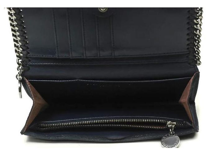 Autre Marque Portafoglio Continentale Falabella Stella McCartney Blu - vista 7