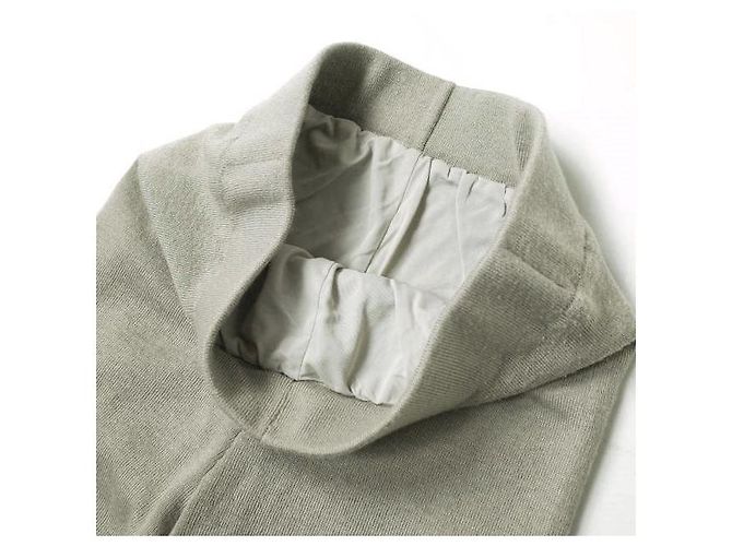 Autre Marque Mila Owen Strickhosen mit geradem Schnitt Beige - Ansicht 5