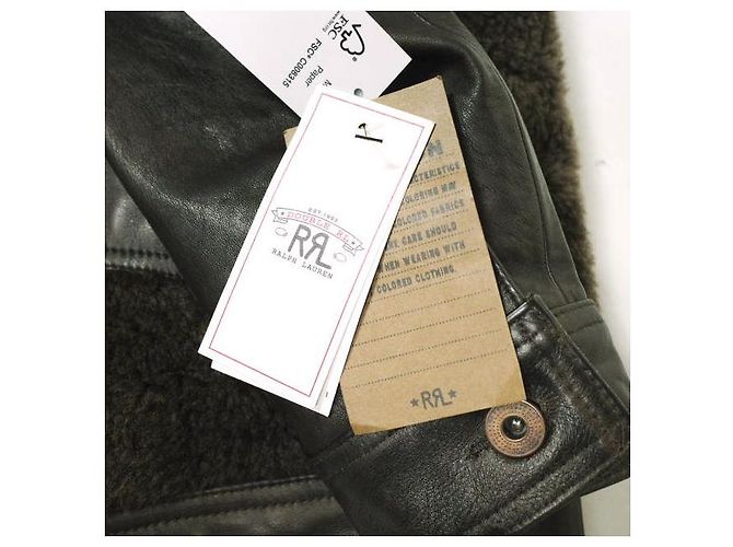 Ralph Lauren RRL GRIZZLY Lederjacke - Ansicht 3