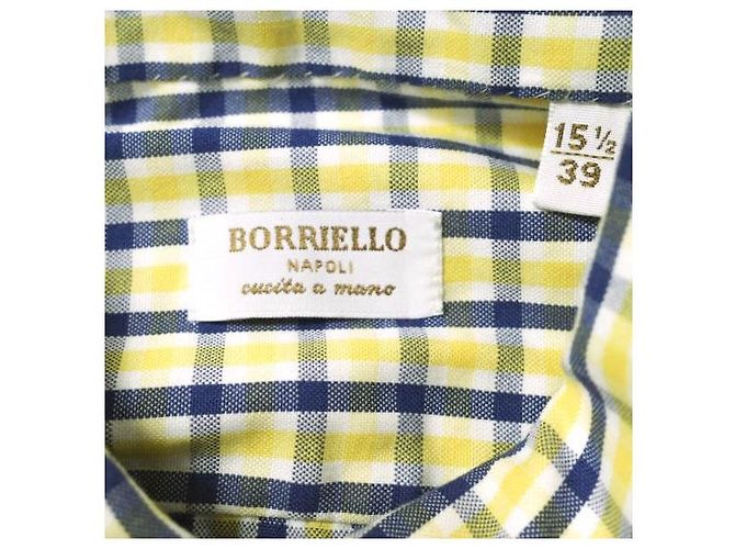Autre Marque Camisa de algodón a cuadros Graph Check Borriello x Brilla para el gusto (Limitada) Amarillo - vista 3