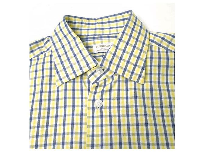 Autre Marque Camisa de algodón a cuadros Graph Check Borriello x Brilla para el gusto (Limitada) Amarillo - vista 4
