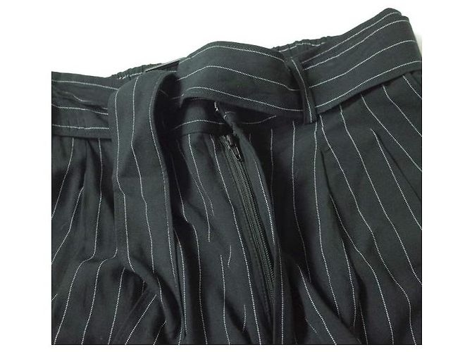 Autre Marque Pantalones de rayón Easy de ADAM ET ROPE Negro - vista 3