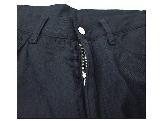 Autre Marque Pantaloni URU STA-PREST Blu Navy 5 Tasche - vista 4