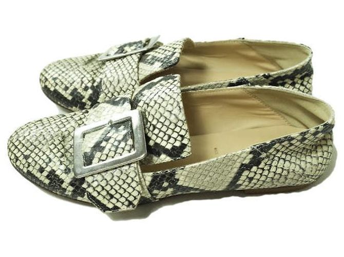 Autre Marque K.Spin Zapatos Planos con Hebilla Monk Python Impresión de pitón - vista 2