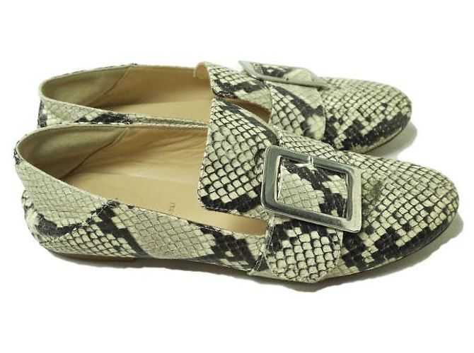 Autre Marque K.Spin Zapatos Planos con Hebilla Monk Python Impresión de pitón - vista 3