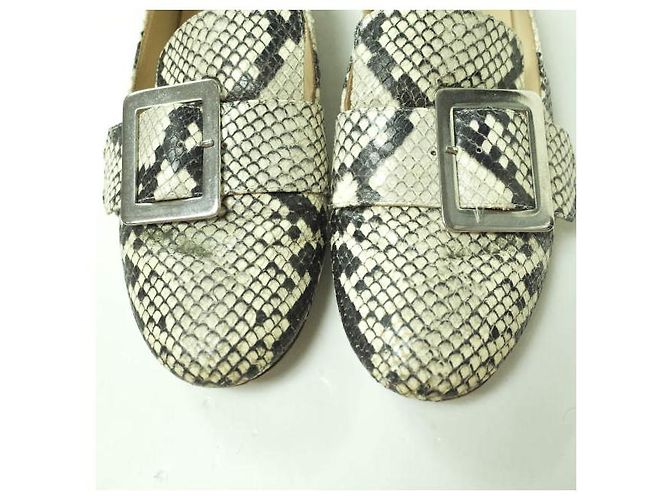 Autre Marque K.Spin Zapatos Planos con Hebilla Monk Python Impresión de pitón - vista 5