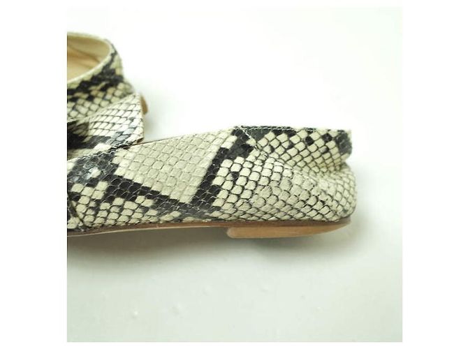Autre Marque K.Spin Zapatos Planos con Hebilla Monk Python Impresión de pitón - vista 7