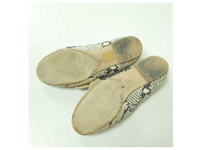 Autre Marque K.Spin Zapatos Planos con Hebilla Monk Python Impresión de pitón - vista 9