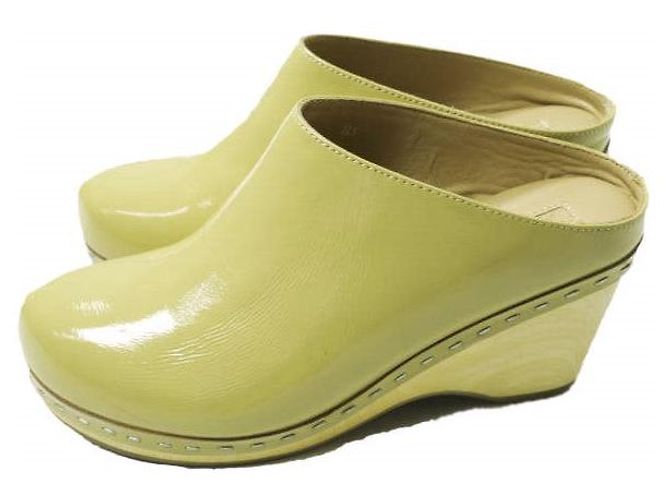 Autre Marque Sandali con zeppa in pelle ADAM ET ROPE Beige - vista 2