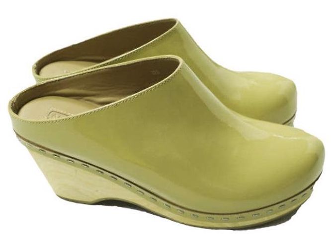 Autre Marque Sandali con zeppa in pelle ADAM ET ROPE Beige - vista 3