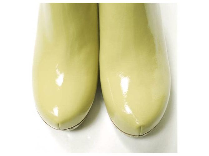 Autre Marque Sandali con zeppa in pelle ADAM ET ROPE Beige - vista 6