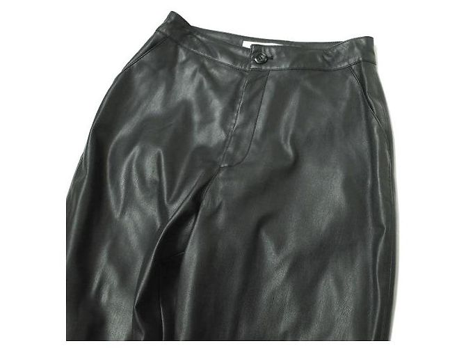 Autre Marque Ray BEAMS Kunstlederhosen Schwarz - Ansicht 4
