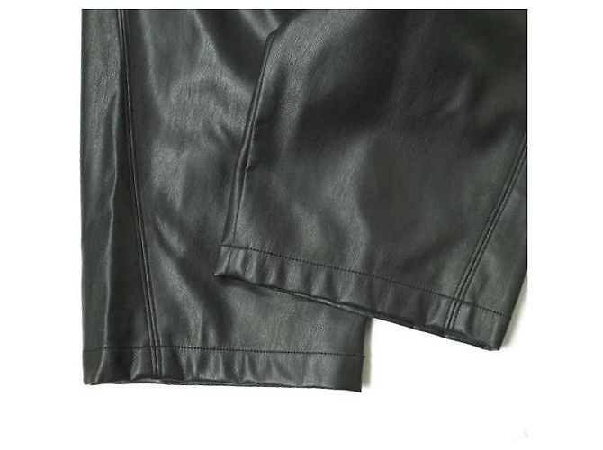 Autre Marque Ray BEAMS Kunstlederhosen Schwarz - Ansicht 7