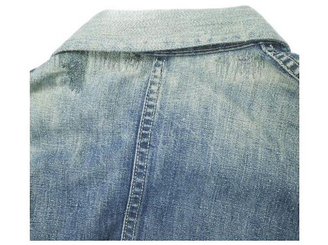 Autre Marque Giacca tuta in denim robusta e affidabile degli anni '40 Blu - vista 10