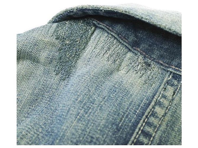 Autre Marque Giacca tuta in denim robusta e affidabile degli anni '40 Blu - vista 12