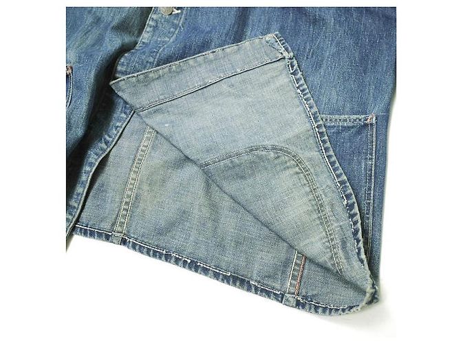 Autre Marque Giacca tuta in denim robusta e affidabile degli anni '40 Blu - vista 7