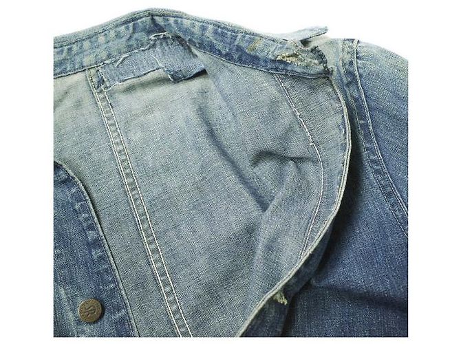 Autre Marque Giacca tuta in denim robusta e affidabile degli anni '40 Blu - vista 8