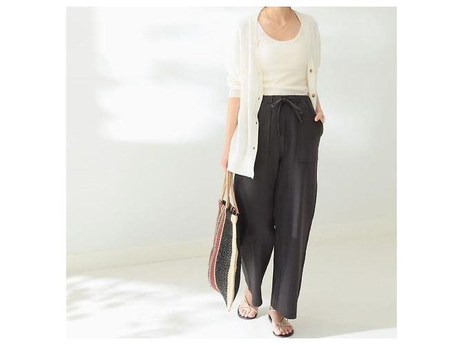 Autre Marque B:MING von BEAMS Easy Pants EINHEITSGRÖSSE Schwarz - Ansicht 3