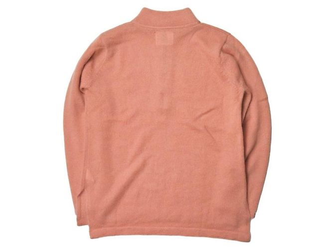 Autre Marque Bukht Mohair Zip-Mokkragen-Strickpullover in Pink - Ansicht 2