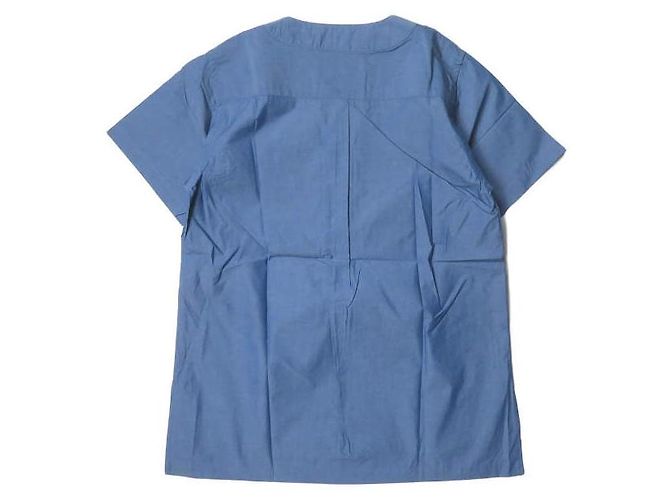 Autre Marque SLOWBE S S Baumwoll-Schlafhemd Blau - Ansicht 2