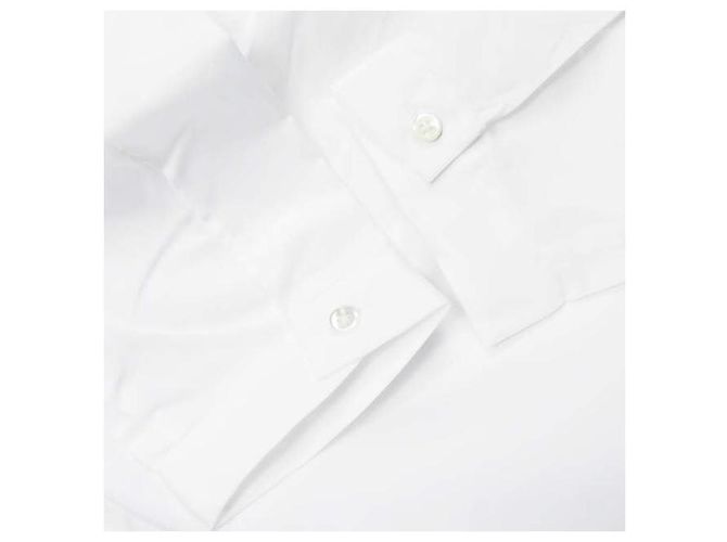 Autre Marque Camisa de popelín de algodón QASIMI SH13 Blanco - vista 6