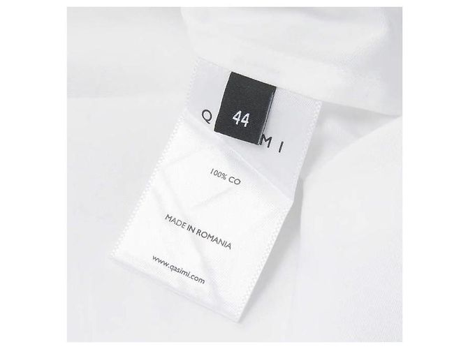Autre Marque Camisa de popelín de algodón QASIMI SH13 Blanco - vista 7