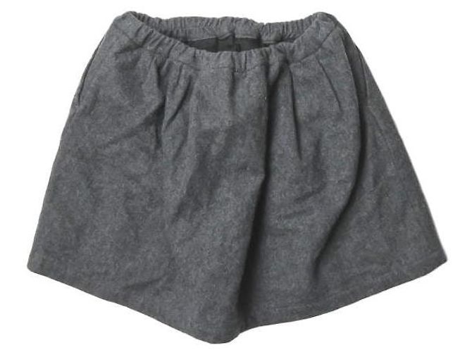 Autre Marque Jupe facile en flanelle VETRA, laine, gris, taille 34 Marron - vue 2
