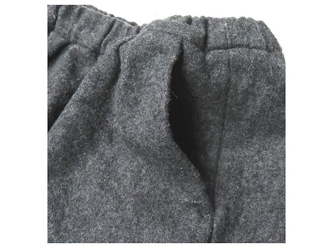 Autre Marque Jupe facile en flanelle VETRA, laine, gris, taille 34 Marron - vue 5