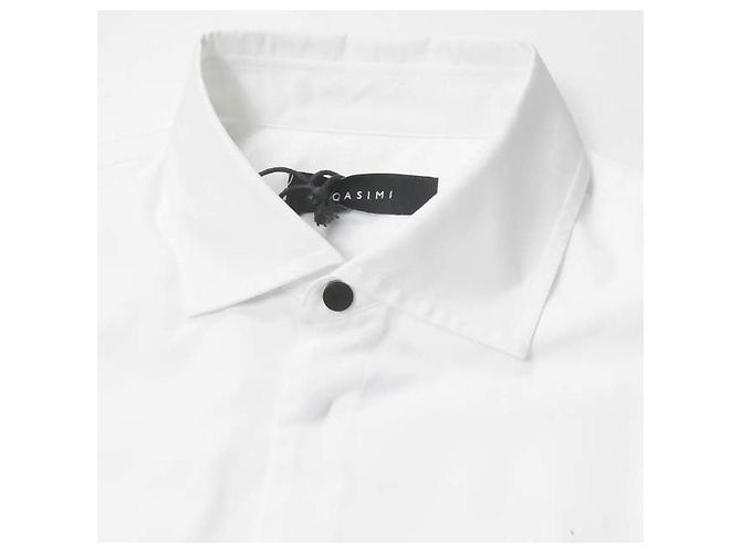 Autre Marque Chaleco de popelina Qasimi SOOK POPLIN BIB SHIRT de algodón Blanco - vista 3