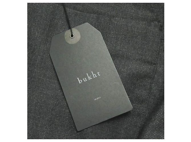 Autre Marque Pantalones Clásicos Bukht en Cuadro de Carbón Gris antracita - vista 6